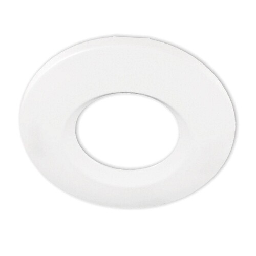 113499 Isoled Cover Aluminium rund/Kante weiß matt für Einbaustrahler Sys-68 Produktbild Front View L