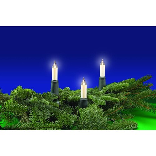 9773035900 MK Lichterkette für Aussen, 30 tlg. LED Schaftlampe E14, warm weiß, Produktbild Front View L