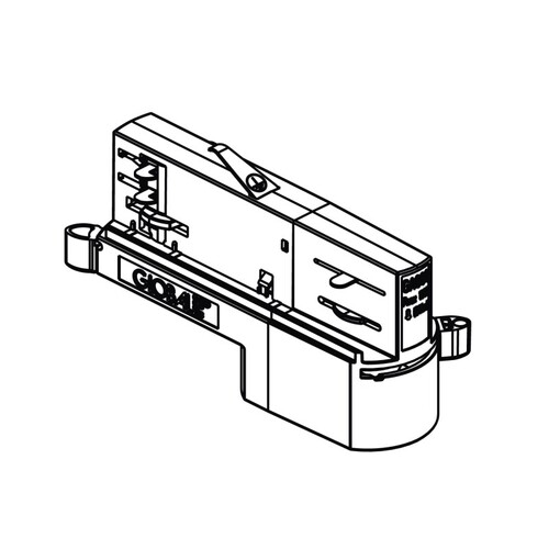 208-19137402 Tecnico GLOBAL TRACK PULSE DALI ADAPTER Produktbild Front View L