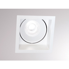 305-624824w Tecnico PONTOS 15 SQ 24° WEIß MATT LED15W 3000K Produktbild front M