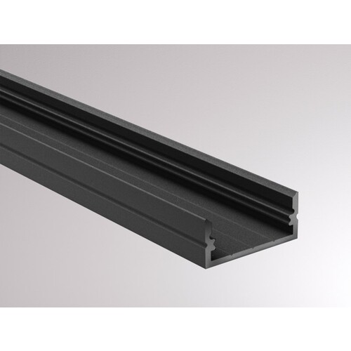 600-a204b Tecnico MIDI LED PROFIL AUFBAU SCHWARZ Produktbild