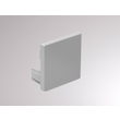 600-aek208s Tecnico ENDKAPPE GRAU FÜR ECKPROFIL MAXI Produktbild front S