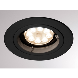 8-2235hv Tecnico SERIE 223 SCHWARZ 1X QPAR 16 50W GU10 Produktbild front M