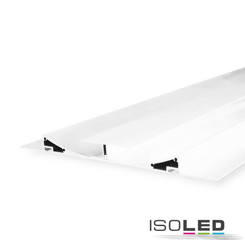 114111 ISOLED Trockenbauprofil weiß double curve RAL9010 2000mm Produktbild