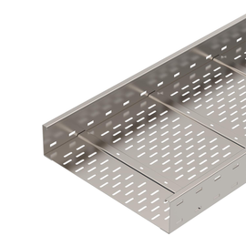 6098173 Obo WKSG 150 A2 Weitspannkabelrinne gelocht, Boden gesi Produktbild front M