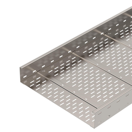 6098177 Obo WKSG 160 A2 Weitspannkabelrinne gelocht, Boden gesi Produktbild front M