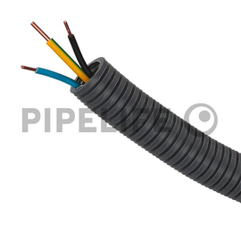 1210021117 Pipelife PX20Ye3x1,5g/g,bl,sw 300m Trommel vorverdrahteter Schlauch Produktbild front M