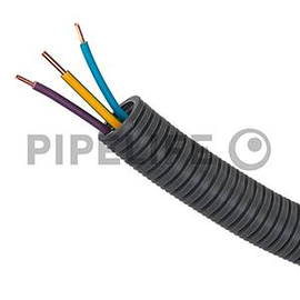 1210021144 Pipelife PX20Ye3x1,5g/g,bl,vi 100m Ring vorverdrahteter Schlauch Produktbild front M