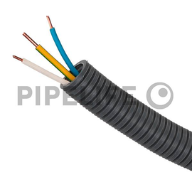 1210021154 Pipelife PX20Ye3x1,5g/g,bl,ws 100m Ring vorverdrahteter Schlauch Produktbild front M