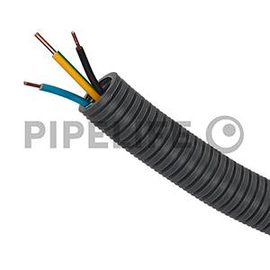 1210031117 Pipelife PX20Ye3x2,5g/g,bl,sw 300m Trommel vorverdrahteter Schlauch Produktbild front M