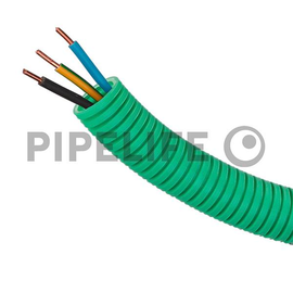 5250031114 Pipelife PXS20H07ZU3x2,5 R100 g/g,bl,sw vorverdrahteter Schlauch HF Produktbild front M