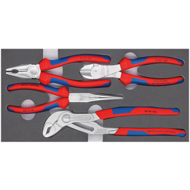00 20 01 V17 Knipex KNIPEX Zangen Set Basic Chrom Produktbild front M