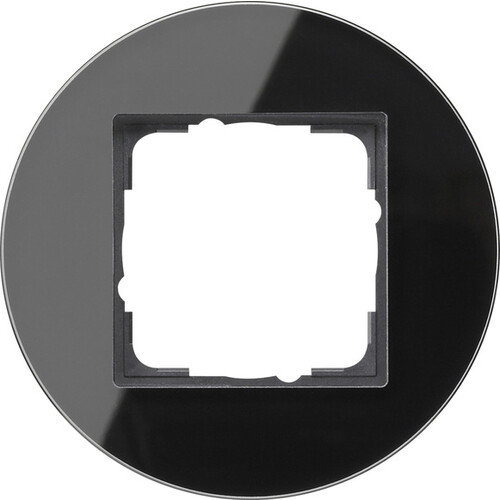 0211135 Gira Abdeckrahmen 1f Gira Studio G Schwarz Produktbild