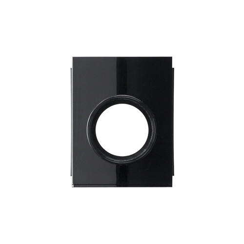 0011055 Gira Adapter Ltg.einf. 1f Rohr M20 Gira Studio Schwarz Produktbild Front View L