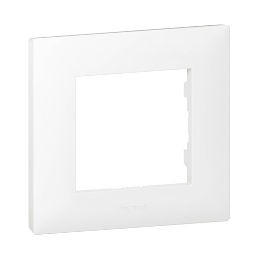 864171 Legrand STEP 1 FACH RAHMEN ULTRAWEISS Produktbild