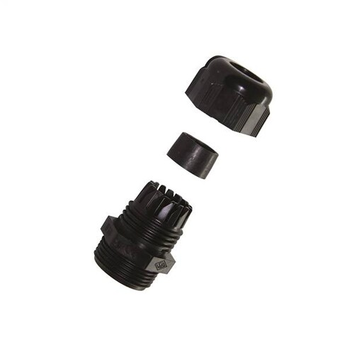 92000183 S.I.B. POWTL Kabelverschraubung M25L PA6 V2 RAL9005 IP66/68, KB: 10 18m Produktbild Front View L