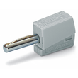 215-811 Wago Bananenstecker,für Buchsendurchmesser 4 mm,grau Produktbild front S