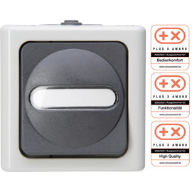 560756009 Kopp AP FR Kreuz-Sch.BLUEgrau Produktbild front M