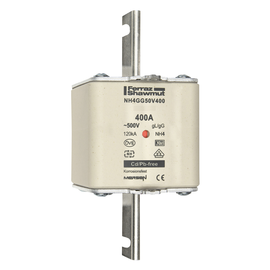 NH4GG50V630 MERSEN NH-Sicherung gG Gr.4 500VAC/250VDC 630A spgfü MKM Produktbild front M