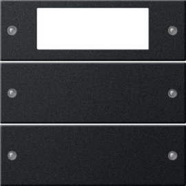 2192005 Gira Wippenset 2f Plus System 55 Schwarz m(lack.) Produktbild front M