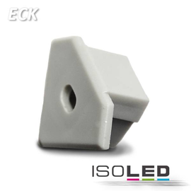 111385 Isoled Endkappe für Profil ECK10 silber, inkl. Kabeldurchführung Produktbild