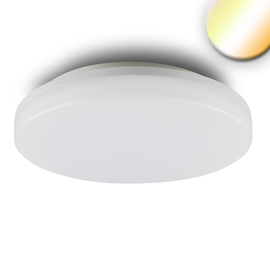 113924 Isoled LED Decken/Wandleuchte 24W, IP54, ColorSwitch 3000K|4000K, weiß Produktbild front M