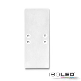 113611 Isoled Endkappe EC66 Aluminium weiß RAL9010 für Profil 2SIDE, 2 STK, i Produktbild