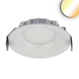 112941 Isoled LED Downlight ColorSwitch 2600K|3100K|4000K, ultraflach, 8W, dimm Produktbild