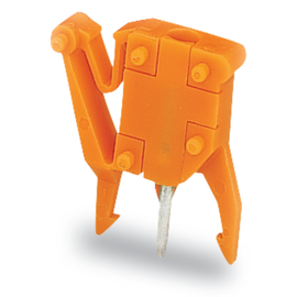 249-111 Wago Prüfadapter,passend für Leiterplattenklemmen, Serie 255, 256, 2 Produktbild front M