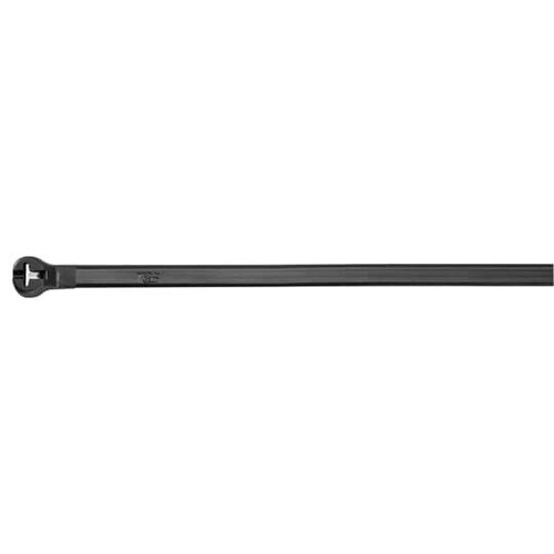 TY24MX-RW Thomas&Betts Kabelbinder mit Stahlnasenverschluss 140x3.6 mm sw Produktbild Front View L