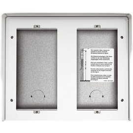 350642 Bticino 4 moduliger Aufputzkasten, 2 reihig, Farbe: Allwhite Produktbild front M