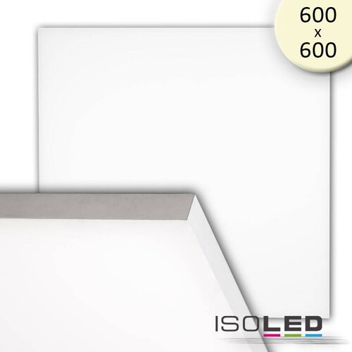 112995 Isoled LED Panel frameless, 600 diffus, 50W, warmweiß, dimmbar Produktbild