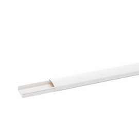 6130165 Rehau MKS Minikanal + Trennwand MKS SET 25x38 mm reinweiß Produktbild front M