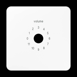 CD594-8WW Jung Abd. f. Lautstaerkesteller Dynacord Produktbild front M