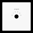 LS594-9WW Jung Abd. f. Programmwahlschalter Dynacord Produktbild front S