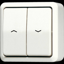 609VA Jung Jalousie Wippschalter 10 AX 250 V ~ Produktbild front M