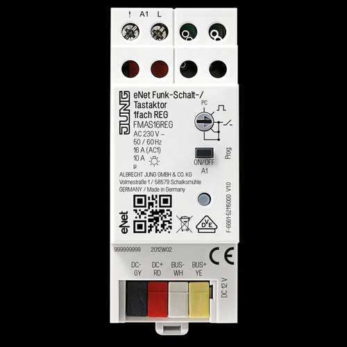 FMAS16REG Jung Funk Aktor REG 1-kanalig Produktbild Front View L