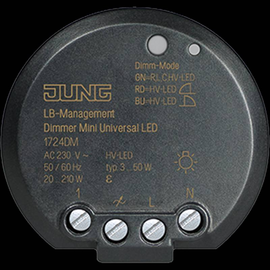 1724DM Jung Minidimmer Universal LED UP Produktbild front M