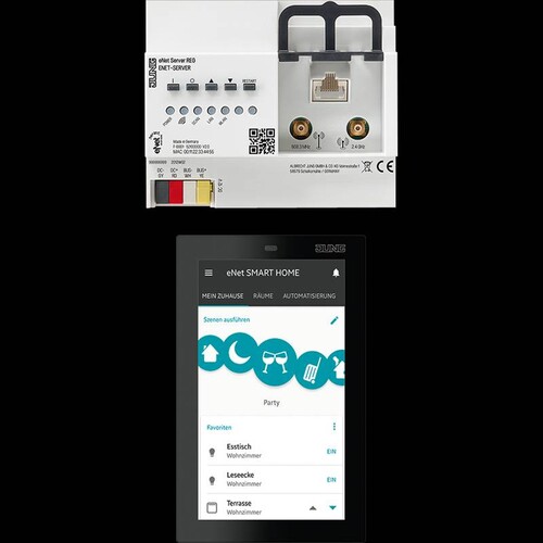 ENET-S-SC5SW Jung eNet Server Set Smart Control 5 Produktbild Front View L