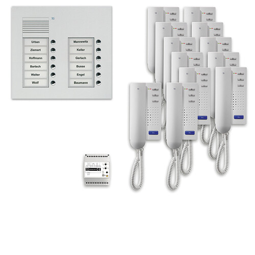 PPU12/2-EN/02 TCS pre:pack 12Tasten 2 Spalten UP Produktbild Front View L