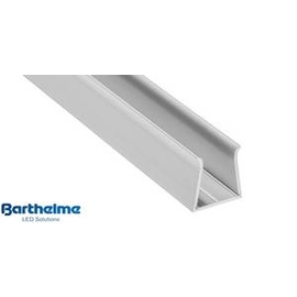 40500071 Barthelme Montageprofil 2.0 AQUALUC C:URVE (10 x 18,5mm) 1m Produktbild front M