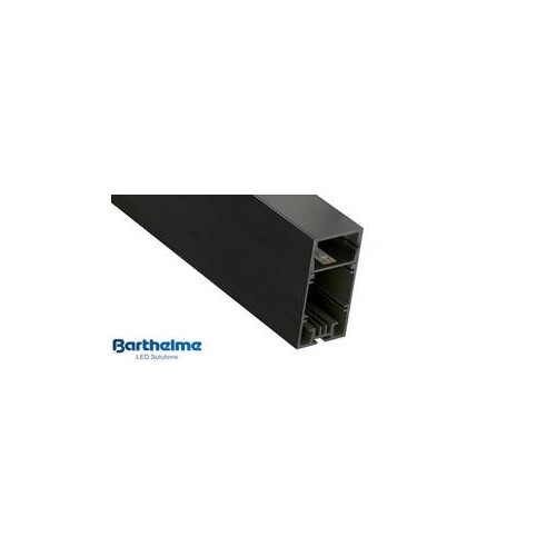 62398771 Barthelme Profil Aluminium CATANIA 3060 BLACKLINE 1m Produktbild Front View L