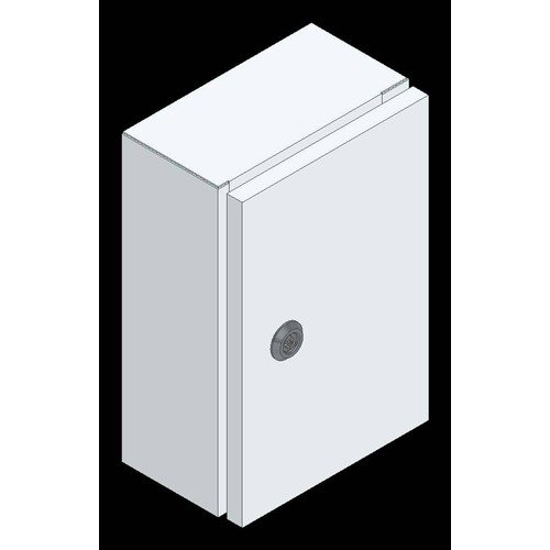 RM-2030/120 Mehler kompakter Wandschrank Kleinformat IP66 B200xH300xT120mm Produktbild Front View L