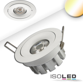 112671 Isoled LED Einbaustrahler SUNSET, weiß, 15W, 45°, 2200 3100K, Dimm-to-warm Produktbild