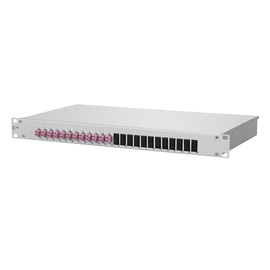 1502507512-E Metz OpDAT fix Patch Panel 12xLC-D OM4 violett VIK Produktbild front M