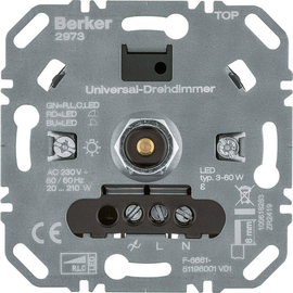2973 Berker Universal Drehdimmer 210 W LED 60 W Up Produktbild
