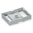 288-001 Wago Montagesockel grau Produktbild front S