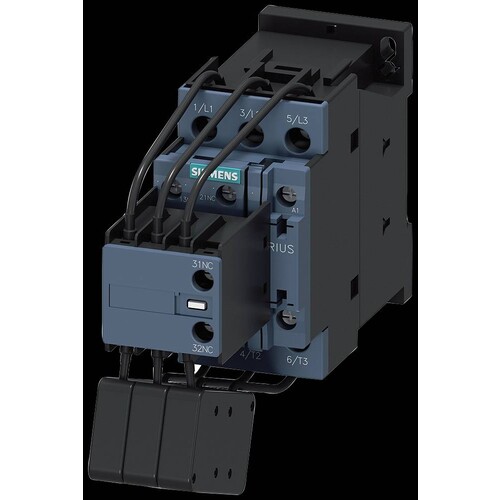 3RT2626-1AP05 Siemens Schütz, AC-6B, 20kVAr/400V, 1S+2Ö, AC 230V, 50Hz, 3-po Produktbild