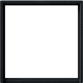 0282005 Gira Adapterrahmen quadr. 50 x 50 mm System 55 Schwarz m Produktbild front M