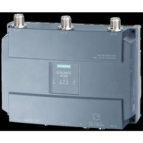 6GK5788-1GD00-0AB0 Siemens IWLAN AP, 450 Mbit/s, M12, 1xRadio, 3xN-Connect, PLUG Produktbild